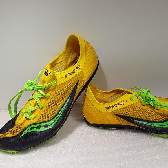 New Saucony Men’s 9.5 Endorphin Track Running Racing Cleats Spikes included - Picture 1 of 11